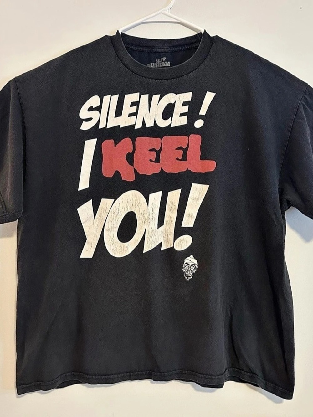 Jeff Dunham Silence! I Keel You! Achmed T-Shirt! Graphic Tee Black & Red XXL